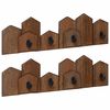 vidaXL Umeraș Maro 48 x 8 x 15 cm Lemn masiv de mahon