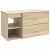 vidaXL Set de mobilier pentru baie 2 pcs Stejar Sonoma Lemn prelucrat