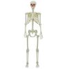vidaXL Schelet de Halloween Alb 155 x 38.5 cm Plastic