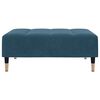 vidaXL Taburet, albastru, 77x55x31 cm, catifea