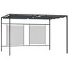 vidaXL Pavilion cu acoperiș retractabil, antracit, 4x3x2,3 m, 180 g/m&sup2;