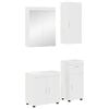 vidaXL Set de mobilier pentru baie TULUM 4 buc. Alb 60 x 34 x 63 cm
