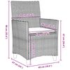 vidaXL Set de masă pentru grădină 3 pcs Bej poliratan