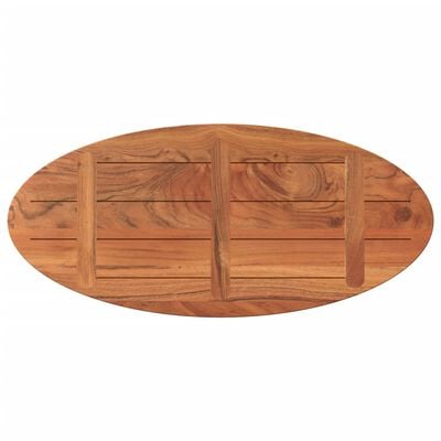 vidaXL Blat de masă oval, 90x40x3,8 cm, lemn masiv de acacia