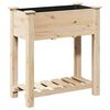 vidaXL Vază pentru Grădină Bej 71 x 37 x 76,5 cm Lemn de Brad Solid