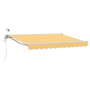 vidaXL Cort electric retractabil Nisipiu 4,5 &times; 3,5 m