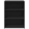 vidaXL Servantă, negru, 70x41x93 cm, lemn prelucrat
