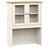 vidaXL Dulap superior comodă &bdquo;VIGO&rdquo;, alb, 78x30x100 cm, lemn masiv pin