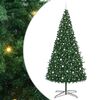 vidaXL Brad de Crăciun cu lumini decorative cu coarde Verde 400 cm PVC