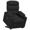 vidaXL Fotoliu cu ridicare, negru, material textil