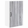 vidaXL Dulap de perete LUCCA Sonoma gri 50 x 31 x 80 cm Lemn prelucrat