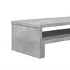 vidaXL Suport de monitor, gri beton, 54x22x15 cm, lemn prelucrat