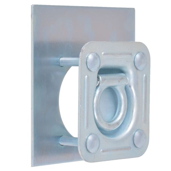 vidaXL Inele ancorare pentru remorcă 6 buc, oțel galvanizat, 2000 kg