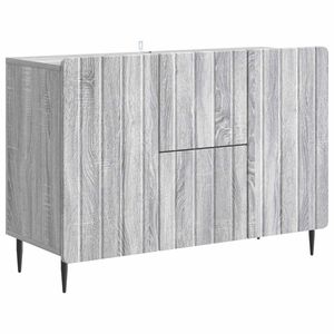 vidaXL Bufet cu sertar Sonoma gri 89 x 34,5 x 62 cm Lemn prelucrat