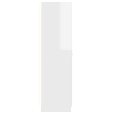 vidaXL Dulap farmacie, alb extralucios, 30x42,5x150 cm, PAL
