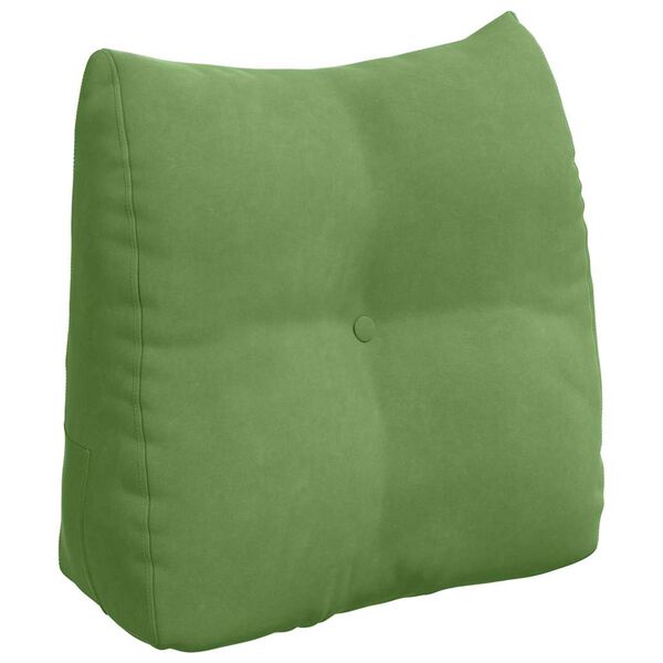 vidaXL Perna pentru spate Verde deschis 45 x 24 x 50 cm Catifea