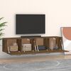 vidaXL Dulapuri TV de perete 2 buc. stejar fumuriu 60x36,5x35 cm lemn