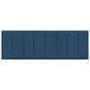 vidaXL Pernă pentru tăblie de pat, Hanko, albastru, 140 cm, material textil