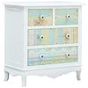 vidaXL Dulap cu 4 sertare, alb, 65,5 x 35 x 68 cm, MDF