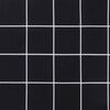 vidaXL Pernă scaun de terasă, negru, carouri, textil Oxford