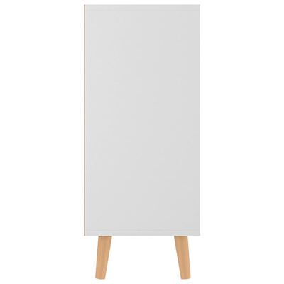 vidaXL Servantă, alb, 90x30x72 cm, lemn prelucrat