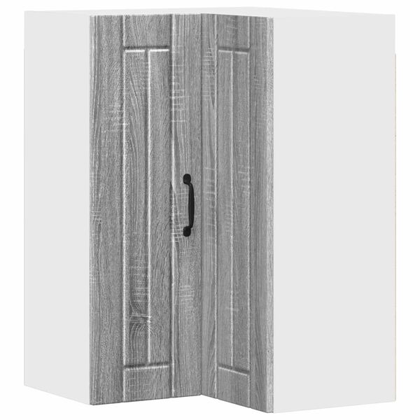 vidaXL Dulap de bucătărie Lucca Sonoma gri 57 x 57 x 80 cm