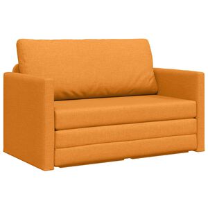 vidaXL Pat canapea Galben &Icirc;ntunecat 124 x 71 x 78 cm țesătură