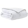 vidaXL Duvet de iarnă 140 x 220 cm Iarnă Pene Alb Respirabil