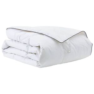 vidaXL Duvet de iarnă 140 x 220 cm Iarnă Pene Alb Respirabil