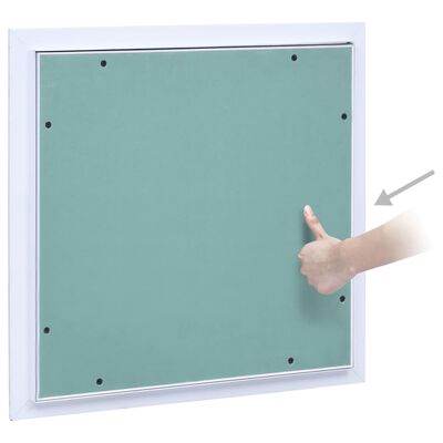 vidaXL Trapă de acces din gips-carton, cadru de aluminiu, 400 x 400 mm