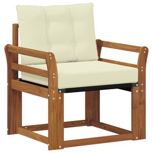 vidaXL Set de canapele de exterior Lemn solid de Acacia și Textilene