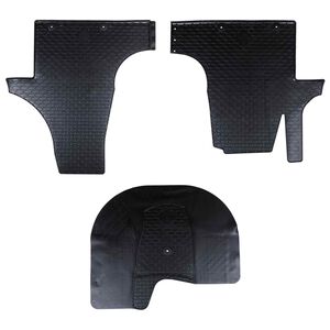 vidaXL Covor pentru mașină 3 pcs Negru VW T5 , T6 , pentru MULTAN