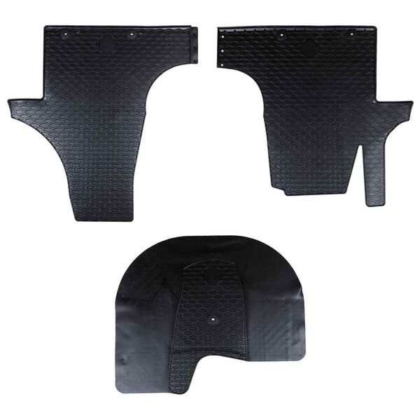 vidaXL Covor pentru mașină 3 pcs Negru VW T5 , T6 , pentru MULTAN