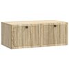 vidaXL Oglindă TV montată pe perete Stejar Sonoma 78,5 x 41 x 30 cm