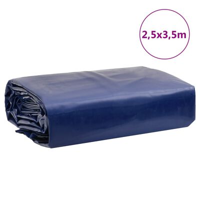 vidaXL Prelată, albastru, 2,5x3,5 m, 650 g/m²