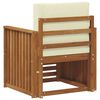vidaXL Set de canapele de exterior cu pernă natural 71 x 63 x 73 cm