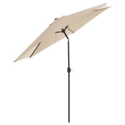 Madison Umbrelă de soare Tenerife, ecru, 300 cm, rotundă