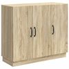 vidaXL Bufet Stejar Sonoma 89 x 34,5 x 77 cm Lemn prelucrat