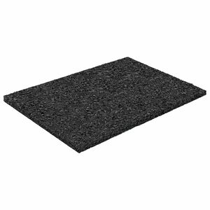 vidaXL Pat din granulate de cauciuc Negru 6 x 9 x 0,3 cm Cauciuc