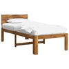 vidaXL Cadru de pat single cu tablie ROSTOCK natural 80 x 200 cm