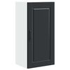 vidaXL Dulap de perete PORTO Negru 40 x 31 x 80 cm Lemn prelucrat