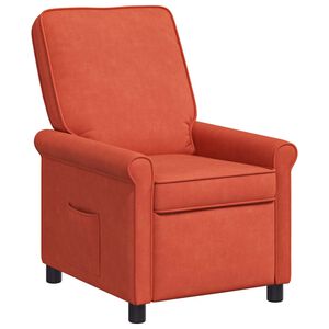 vidaXL Fotoliu recliner Roșu portocalie 69 x 95 x 101 cm Țesătură
