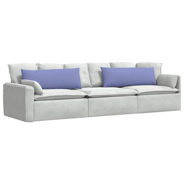 vidaXL Perne pentru canapea 2 pcs albastru 120 x 40 cm țesătură