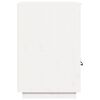 vidaXL Dulap de birou, alb, 40x50x75 cm, lemn masiv de pin