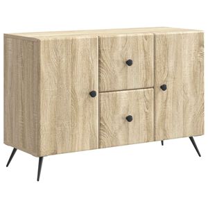vidaXL Bufet cu sertar Stejar Sonoma 89 x 34,5 x 60 cm Lemn prelucrat