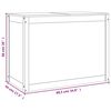 vidaXL Cutie de rufe, alb, 88,5x44x66 cm, lemn masiv de pin