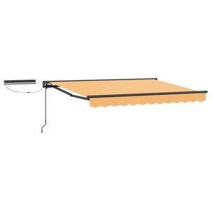 vidaXL Cort electric retractabil Nisipiu 5 x 3 m