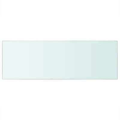 vidaXL Rafturi, 2 buc., 70 x 25 cm, panouri sticlă transparentă