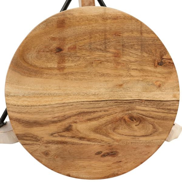 vidaXL Scaune de bar, 2 buc., lemn masiv de acacia