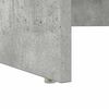 vidaXL Birou cu raft Gri din beton 120,5 x 44 x 88,5 cm Lemn compozit
